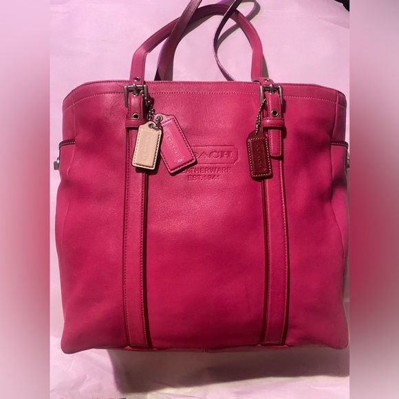 Leather ware Hampton Gallery Rose Tote w Wallet - Picture 9 of 16